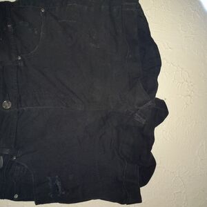 Women's Black Denim Shorts